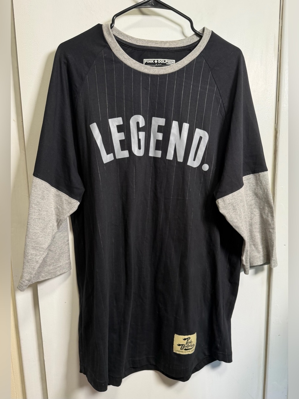 Pink + Dolphin Clothing Legend Baseball Tee